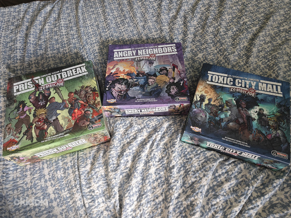 Zombicide for 2nd edition: city mall, prison, morgue, angry
