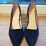 Туфли женские, темно-синие, надеты 1 раз, размер 37 (фото #1)