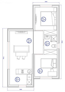 DAINIS 60 m² (3 foto / 8)