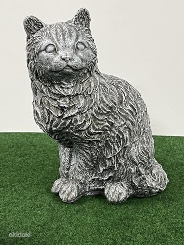 Садовая статуя бетонный кот (фото #1)