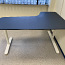 Ikea БЕКАНТ угловой письменный стол, 160x110 см, бело-синий (фото #3)