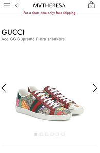 Gucci Ace GG Supreme Flora sneakers nr 37