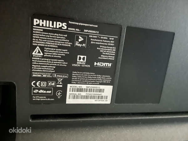 Philips Ambilight 4K Smart TV для продажи (фото #4)
