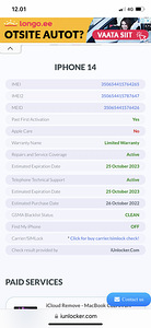 iPhone 14, Midnight, 128gb rikkis (7 foto / 8)