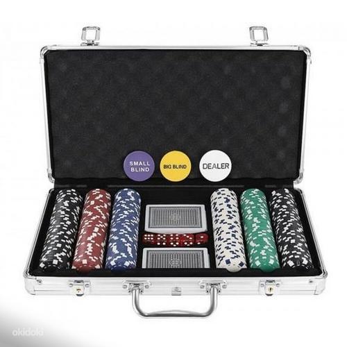 Набор для покера Texas Strong 300 + алюминиевый корпус (фото #2)