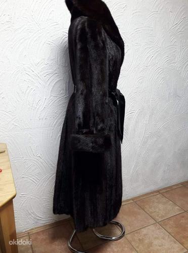 Норковая шуба, пальто M- L-XL (фото #7)