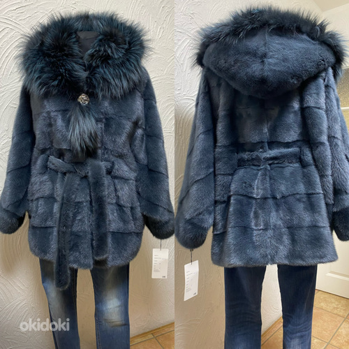 Норковая шуба, норковый полушубок модель кимано S-XL