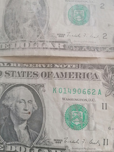 1 dollar (5 kupüüri 1963, 1977, 1988) (6 foto / 6)