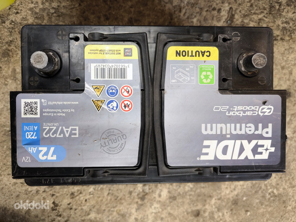 Aku exide 72ah 720a diisel/Hankook agm 70ah 760a