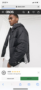Продаётся пуховик Adidas оригинал (1 фото из 3)