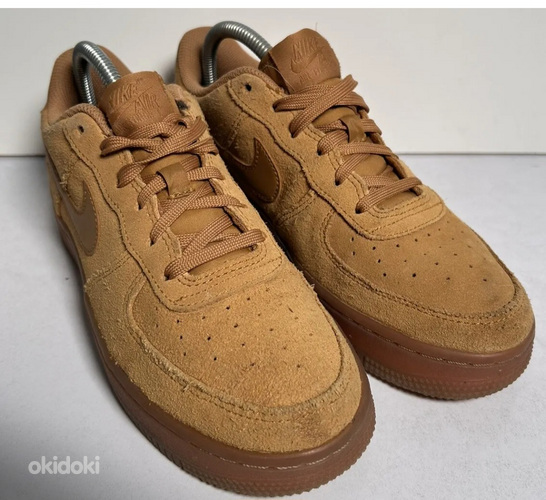 Nike Air Force 1 AF1 Low Brown Wheat Suede sneakers (foto #3)