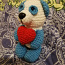 Маленькая панда крючком с сердечком (фото #2)