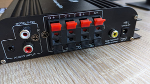 S-269 Uus võimendi 4.1 kanaliga + Bluetooth + AMP + FM + USB (5 foto / 6)