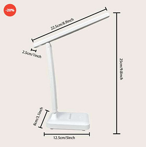 LED-lamp õpilastele (3-astmeline reguleerimine, UV-blokeerim (5 foto / 10)