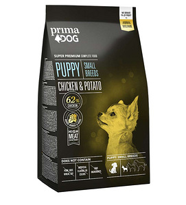 PRIMA DOG koeratoit väikest tõugu koertele Chicken & Potato