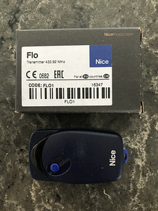 Nice FLO1 pult 433,92MHz, UUS (2 foto / 2)