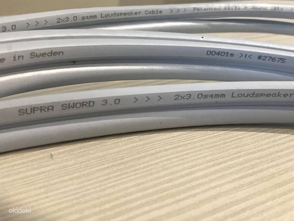 SUPRA SWORD Loudspeaker Cable banana connectors 2x3 m (фото #7)
