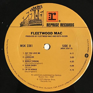 FLEETWOOD MAC - FLEETWOOD MAC (1-st press USA)Textured Cover (6 foto / 6)