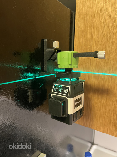 Лазерный уровень зеленый с 3x360 линиями (фото #1)