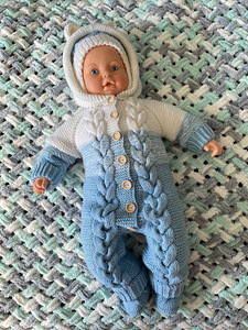 Kootud komplekt sügiseks (baby wool) (2 foto / 4)