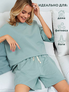 Женский хлопковый костюм - S/M (6 фото из 7)