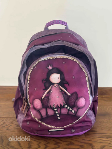 Великолепная школьная сумка Santoro с булавками (фото #1)