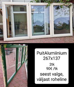 Värvilised PVC aknad 10tk erinevad (5 foto / 5)