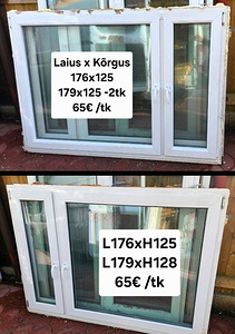 PVC aknad 11tk (3 foto / 10)