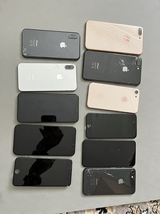 iPhone ekraanid ja tagused