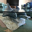 Дизайнерский диванный стол с дельфинами (фото #1)