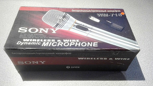 Mikrofon juhtmevaba Sony WM-718