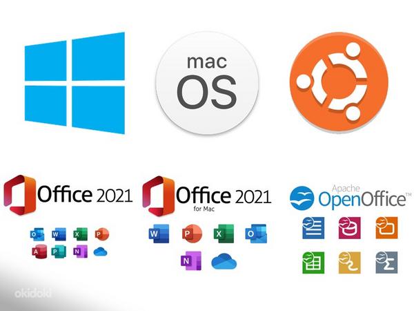OS ja tarkvara installimine: Windows, macOS, Linux, Office (foto #1)