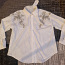 Новая белая рубашка с камнями р.M/L (фото #1)