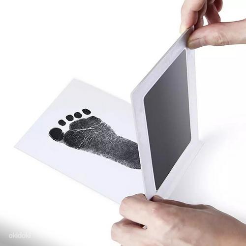 Фоторамка для отпечатка следа для новорождённого ребёнка (фото #1)