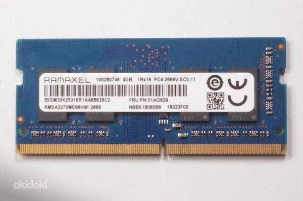 Ramaxel 4GB DDR4 2666MHz SODIMM (foto #1)
