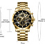 Классические мужские часы LIGE - Gold Edition (фото #4)
