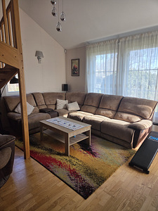 Recliner nurgadiivan tugitooliga (6 foto / 6)