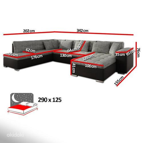 Угловой диван-кровать LUX (б/у) (фото #6)
