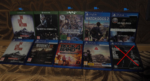 PS4 ja XBox mängud (1 foto / 1)