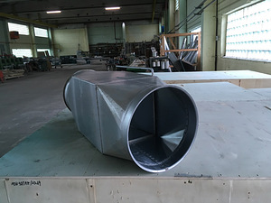 Duct with shutter (new)
