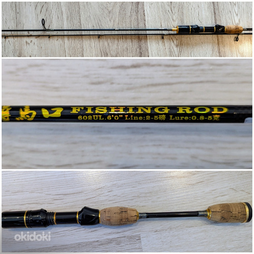 Ultralight spinning 183 cm (6'0") 0,8–5 g