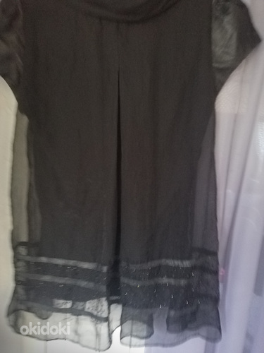 Блузка чёрная, новая S, M (фото #3)