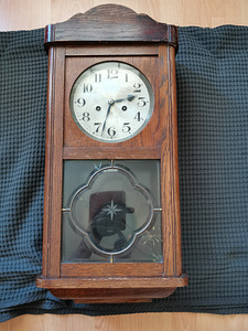 Настенные Антикваные настенные немецкие часы GUSTAV BECKER