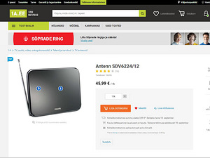 DVB-T / DVB-T2 Antenne Philips SDV 6224 12 (2 foto / 3)