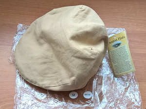 Denton Hats Summer Beige Cheshire Linen Flat Cap Size M 57 (5 foto / 5)