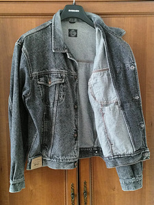 Lee Cooper Black Denim Jacket XL