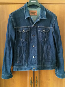 Lands End Denim Trucker Jacket L 52 (1 фото из 9)