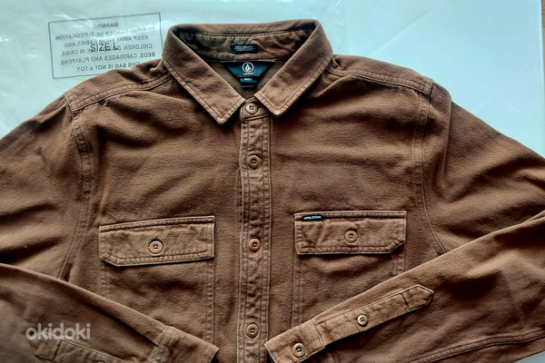 Volcom Khaki Shirts L