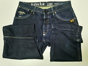 G-Star RAW Denim 3301 Straight Jeans W34 L34 (4 foto / 10)