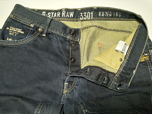 G-Star RAW Denim 3301 Straight Jeans W34 L34 (5 foto / 10)